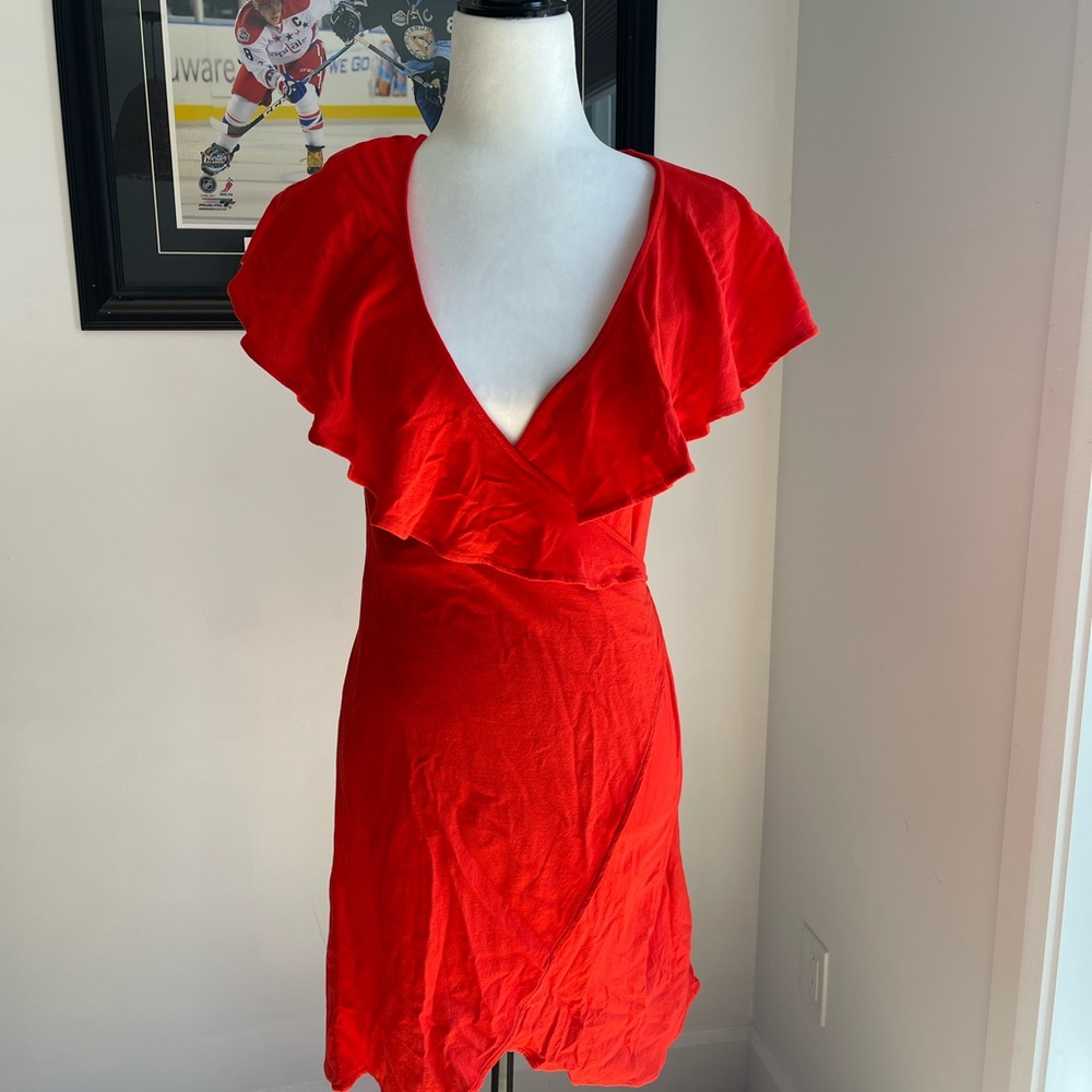 & other stories wrap around dress Size 4